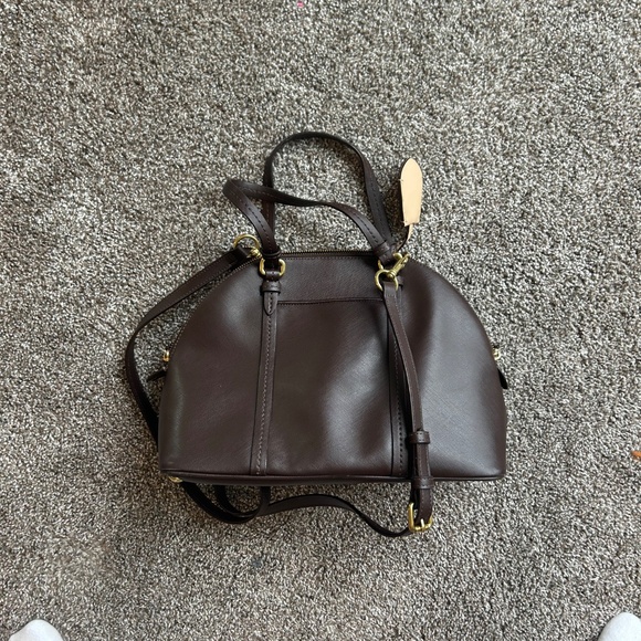 Coach Peyton Leather Dome Satchel - Picture 2 of 10